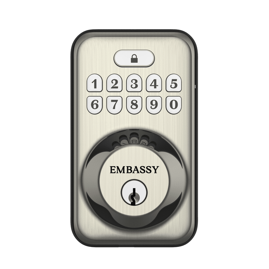 Keyless Entry Electronic Door with Security Deadbolt Lock